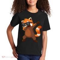 Dabbing Red Panda Wearing Sunglasses Dab Dance Kids T-Shirt thumb 2