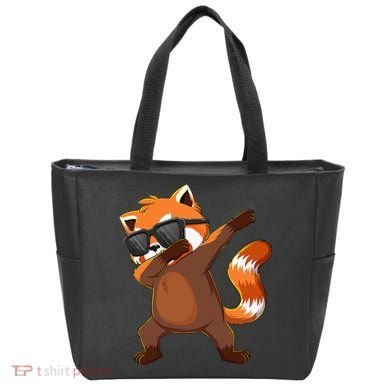 Dabbing Red Panda Wearing Sunglasses Dab Dance Tote Bag