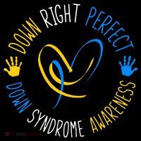 down right perfect down syndrome awareness Doggie Tank thumb 4