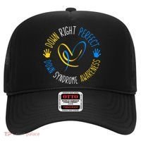 down right perfect down syndrome awareness Hat thumb 0