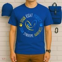 down right perfect down syndrome awareness T-Shirt thumb 6