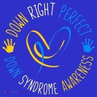 down right perfect down syndrome awareness Mousepad thumb 1