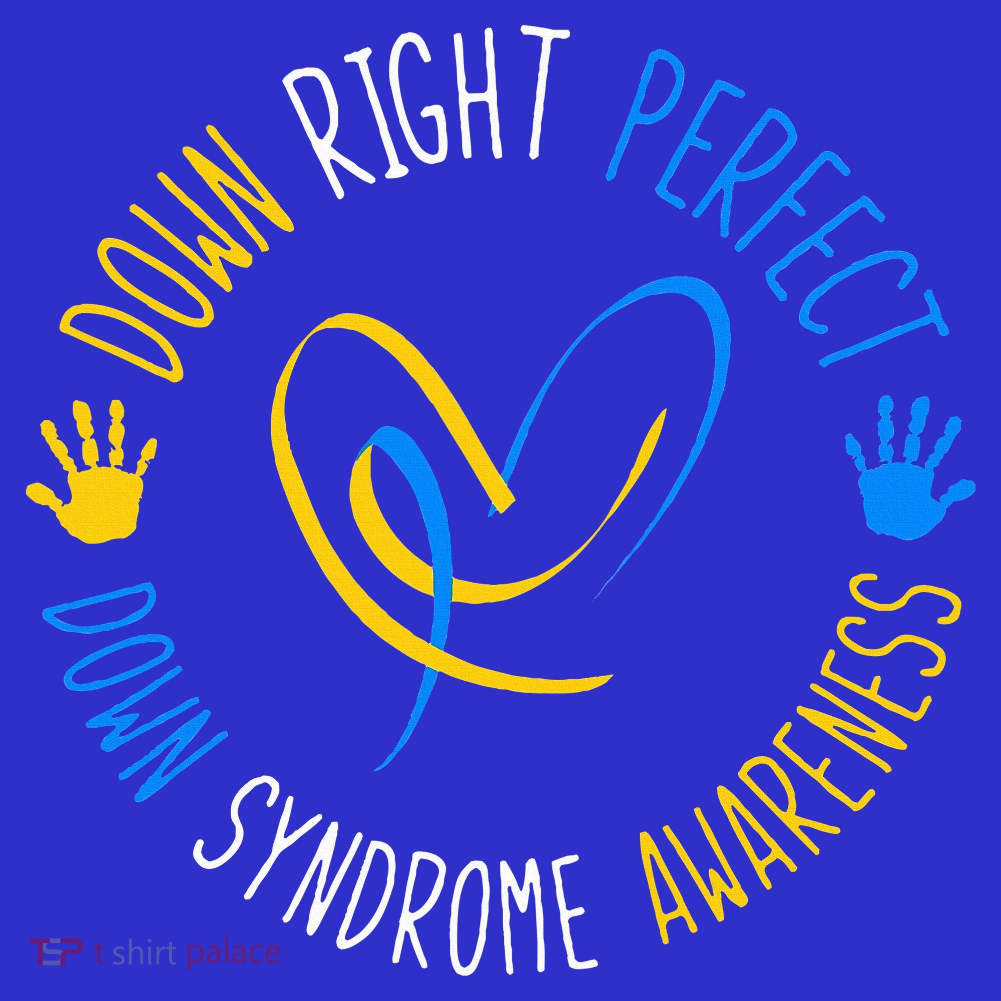 down right perfect down syndrome awareness Women's Long Sleeve Shirt