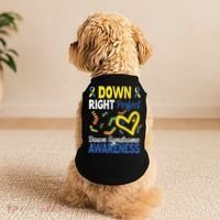Down Right Perfect Down Syndrome Awareness Heart Sock Doggie Tank thumb 2