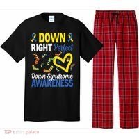 Down Right Perfect Down Syndrome Awareness Heart Sock Pajama Set thumb 0