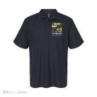 Down Right Perfect Down Syndrome Awareness Heart Sock Polo thumb 0