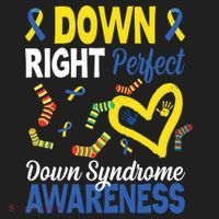 Down Right Perfect Down Syndrome Awareness Heart Sock Hat thumb 2