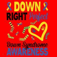Down Right Perfect Down Syndrome Awareness Heart Sock Santa Hat thumb 1