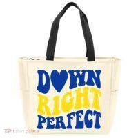 Down Right Perfect Down Syndrome Awareness Tote Bag thumb 0