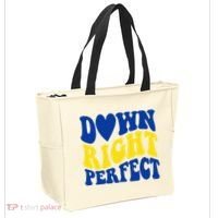 Down Right Perfect Down Syndrome Awareness Tote Bag thumb 2