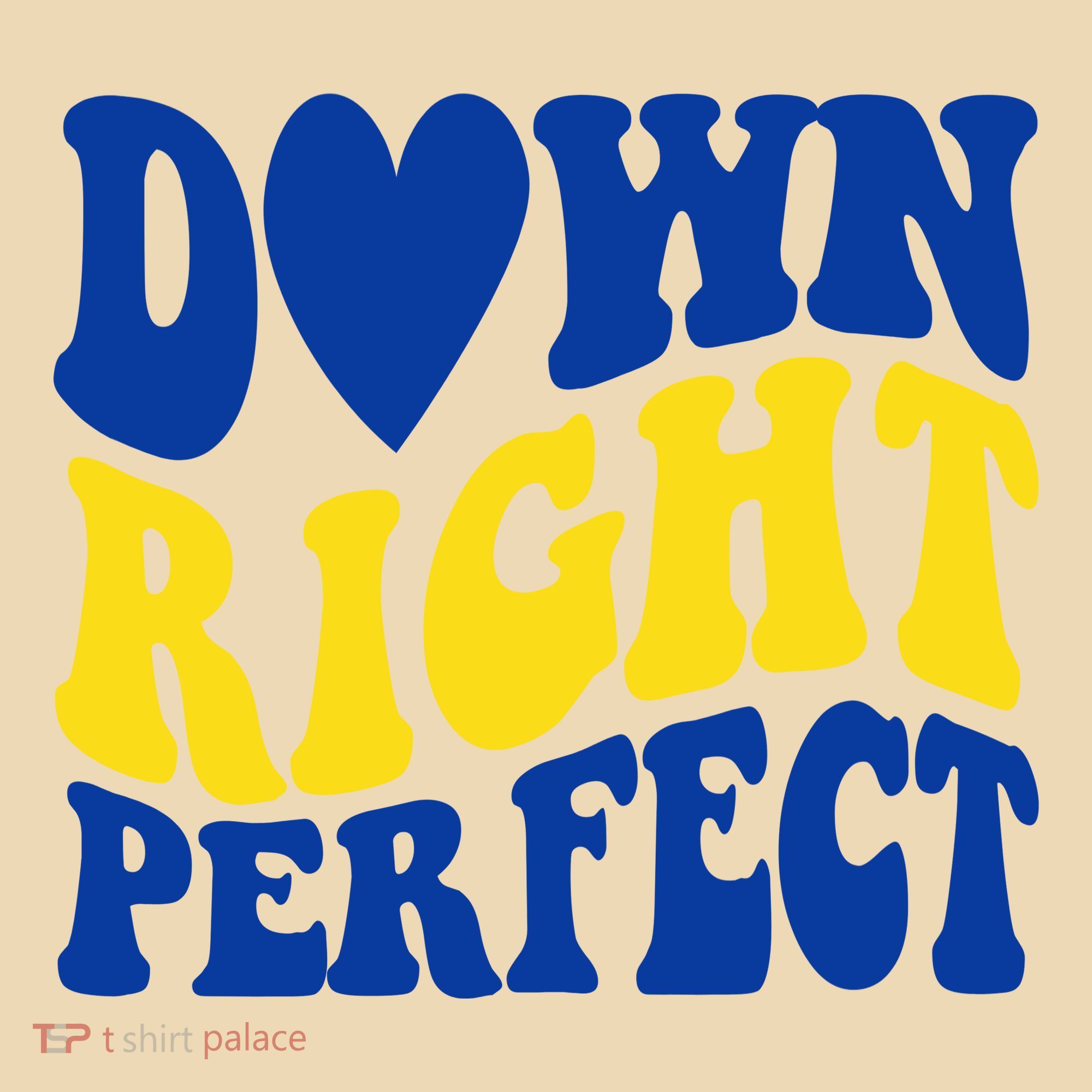 Down Right Perfect Down Syndrome Awareness Tote Bag