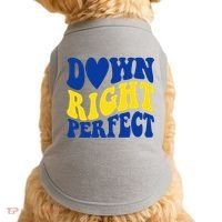 Down Right Perfect Down Syndrome Awareness Doggie Tank thumb 0