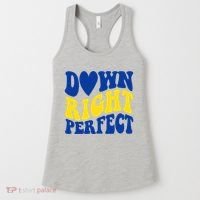 Down Right Perfect Down Syndrome Awareness Women's Tank Top thumb 0