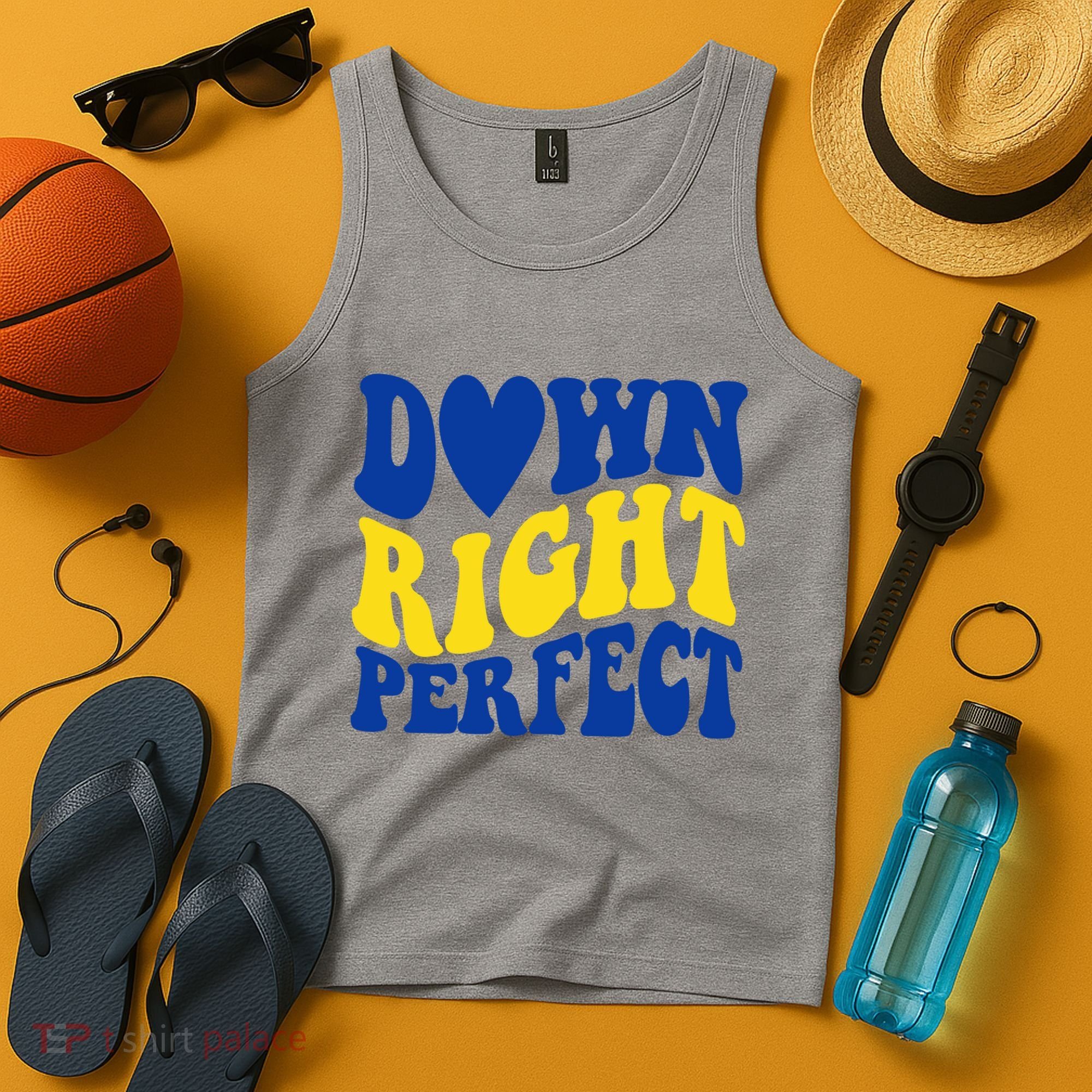 Down Right Perfect Down Syndrome Awareness Tank Top