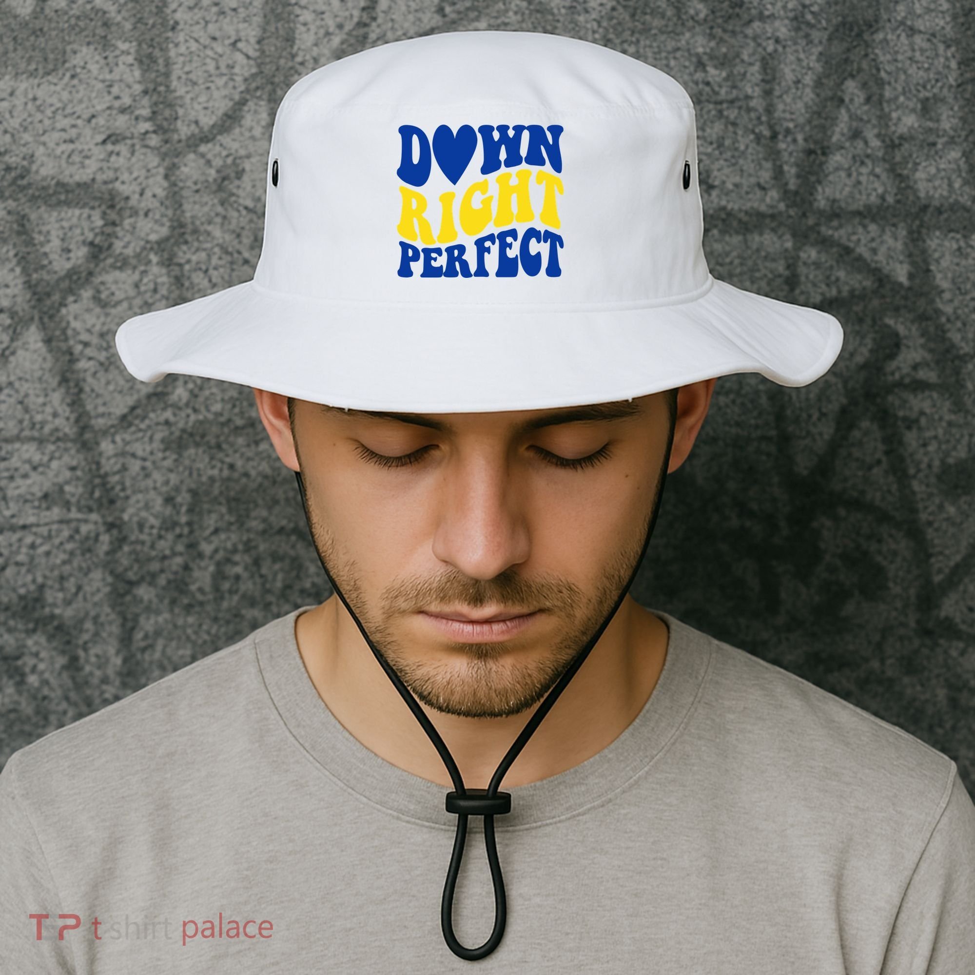 Down Right Perfect Down Syndrome Awareness Bucket Hat