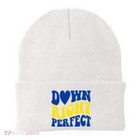 Down Right Perfect Down Syndrome Awareness Beanie thumb 0