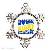 Down Right Perfect Down Syndrome Awareness Ornament thumb 0
