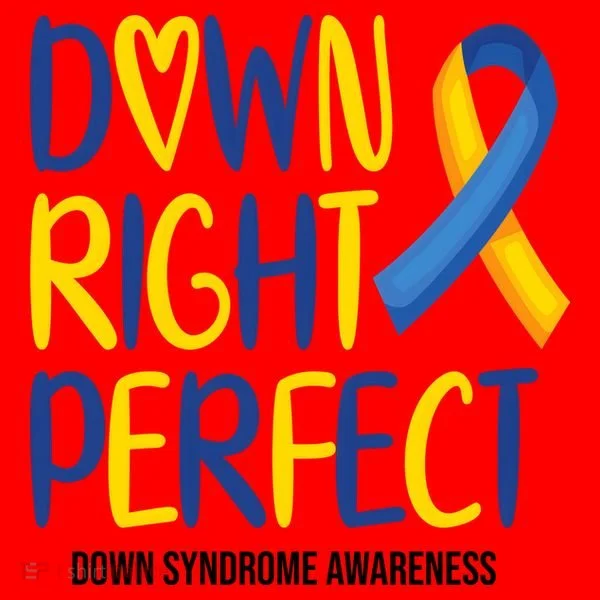 Down Right Perfect Down Syndrome Awareness Santa Hat
