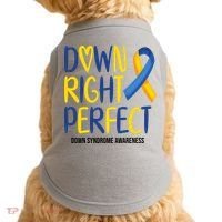 Down Right Perfect Down Syndrome Awareness Doggie Tank thumb 0