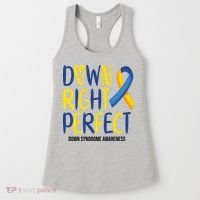 Down Right Perfect Down Syndrome Awareness Women's Tank Top thumb 0