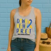 Down Right Perfect Down Syndrome Awareness Women's Tank Top thumb 2