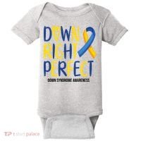 Down Right Perfect Down Syndrome Awareness Baby Bodysuit thumb 0