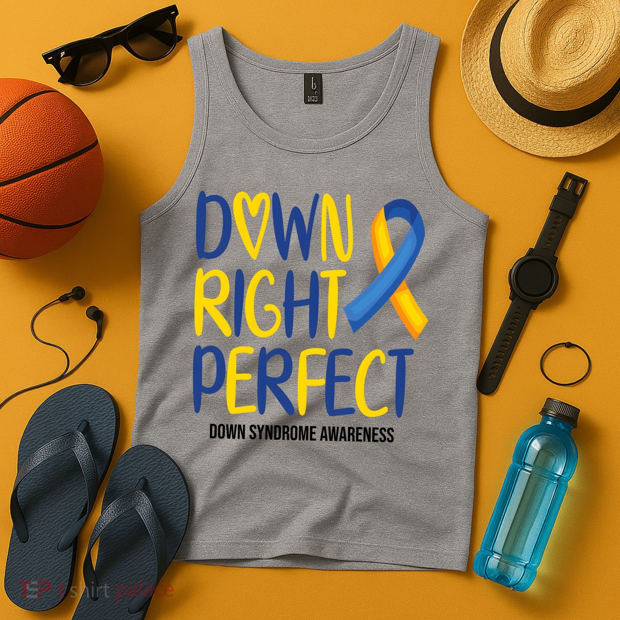 Down Right Perfect Down Syndrome Awareness Tank Top