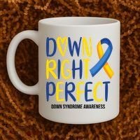 Down Right Perfect Down Syndrome Awareness Coffee Mug thumb 2