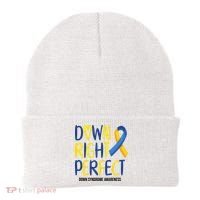 Down Right Perfect Down Syndrome Awareness Beanie thumb 0
