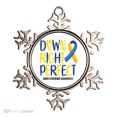 Down Right Perfect Down Syndrome Awareness Ornament