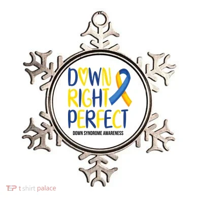 Down Right Perfect Down Syndrome Awareness Ornament