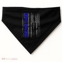 Drag Racer Patriotic American Flag Drag Racing Gift USA-Made Doggie Bandana thumb 0