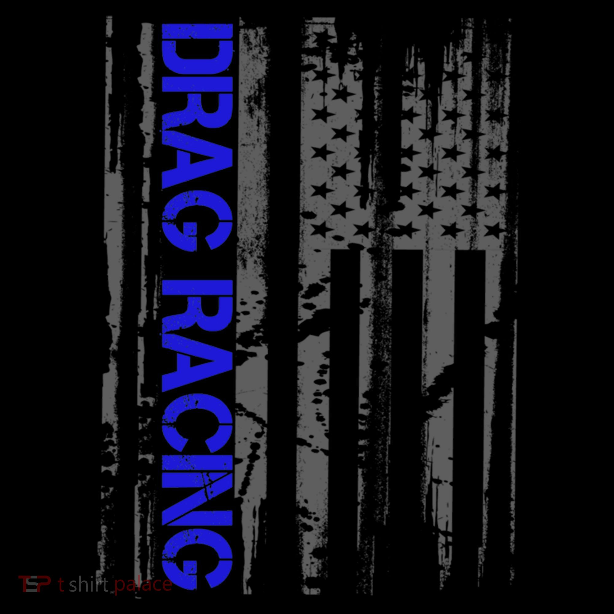 Drag Racer Patriotic American Flag Drag Racing Gift Coffee Mug