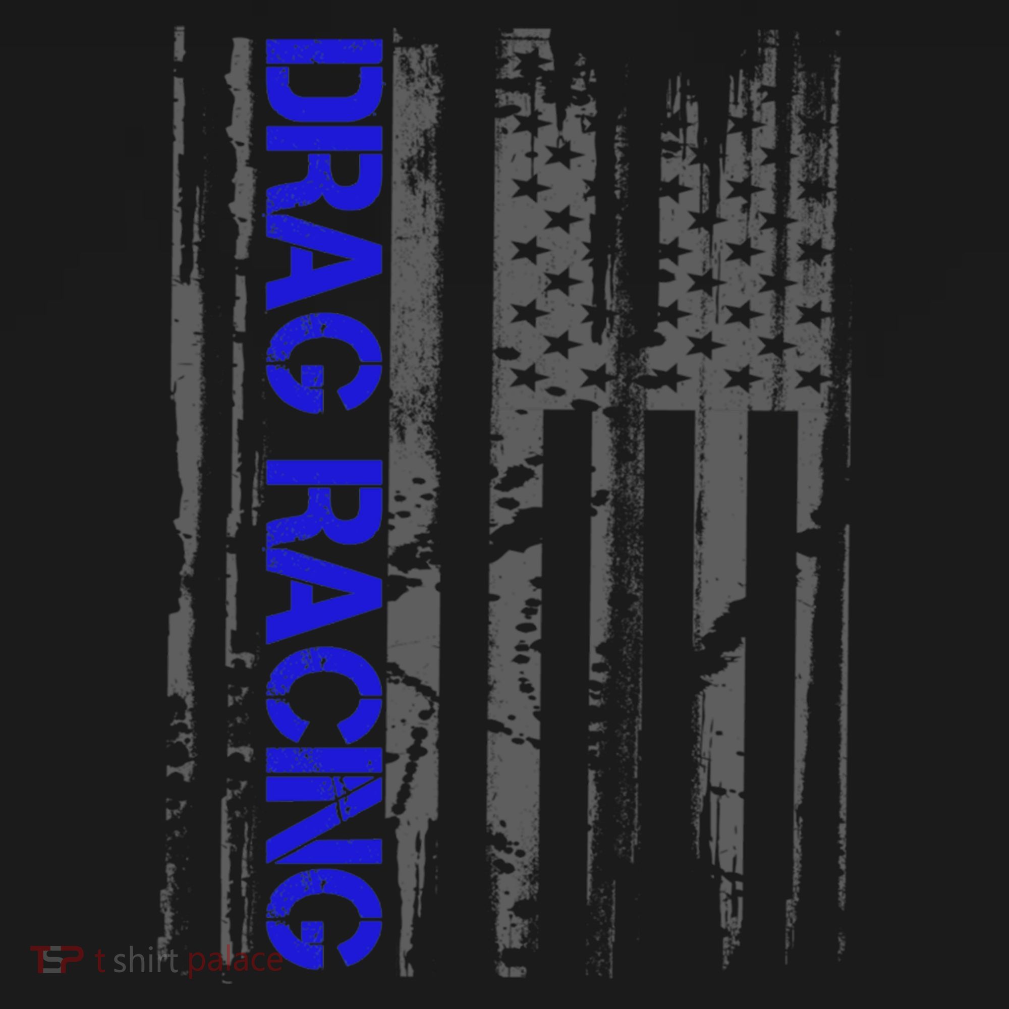 Drag Racer Patriotic American Flag Drag Racing Gift Women's Hoodie