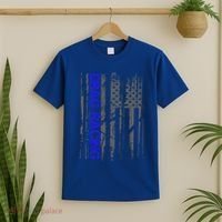 Drag Racer Patriotic American Flag Drag Racing Gift T-Shirt thumb 2