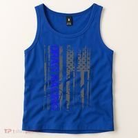 Drag Racer Patriotic American Flag Drag Racing Gift Tank Top thumb 2