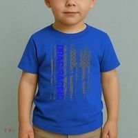 Drag Racer Patriotic American Flag Drag Racing Gift Toddler T-Shirt thumb 2