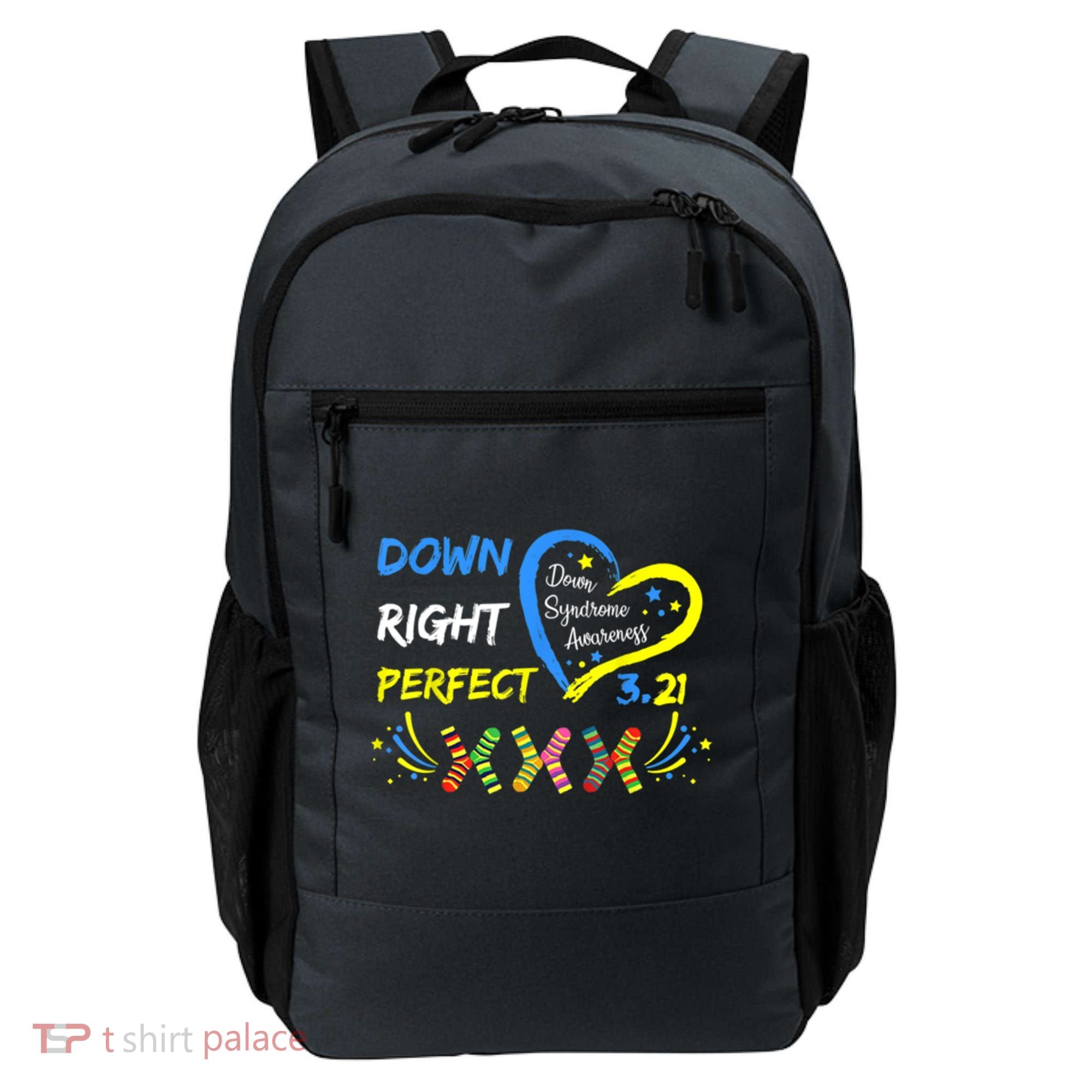 Down Right Perfect Down Syndrome Awareness Backpack
