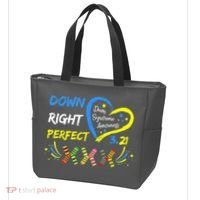 Down Right Perfect Down Syndrome Awareness Tote Bag thumb 3
