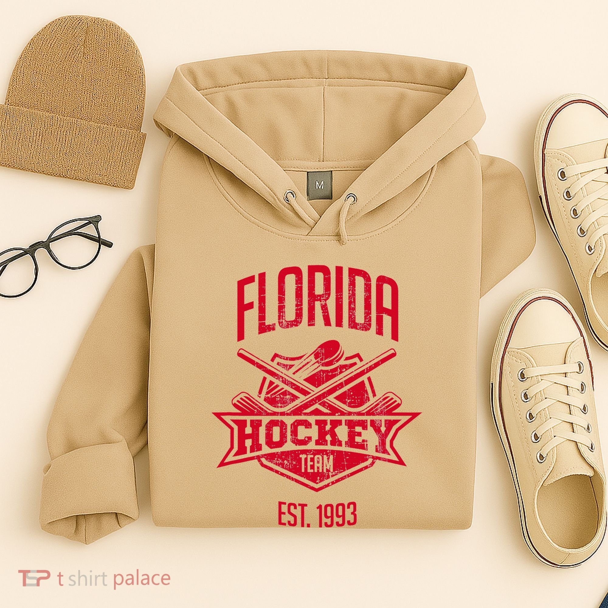 Distressed Retro Panther Party Tailgate Hoodie