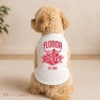 Distressed Retro Panther Party Tailgate Doggie Tank thumb 2