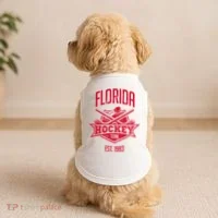 Distressed Retro Panther Party Tailgate Doggie Tank thumb 2