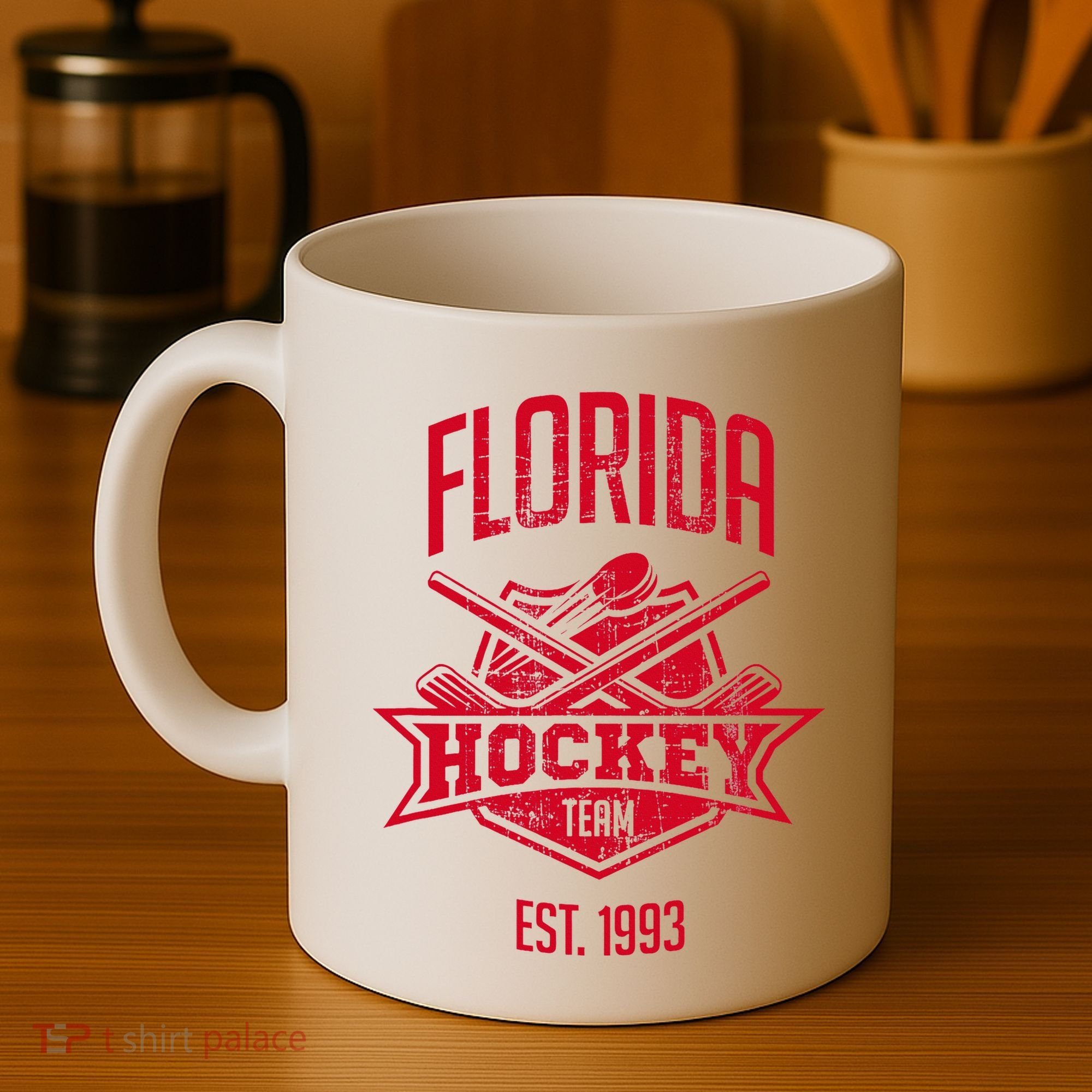 Distressed Retro Panther Party Tailgate Coffee Mug
