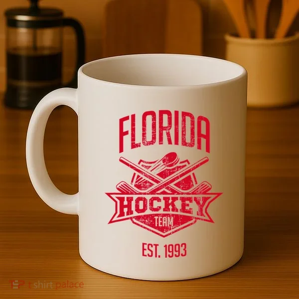 Distressed Retro Panther Party Tailgate Coffee Mug