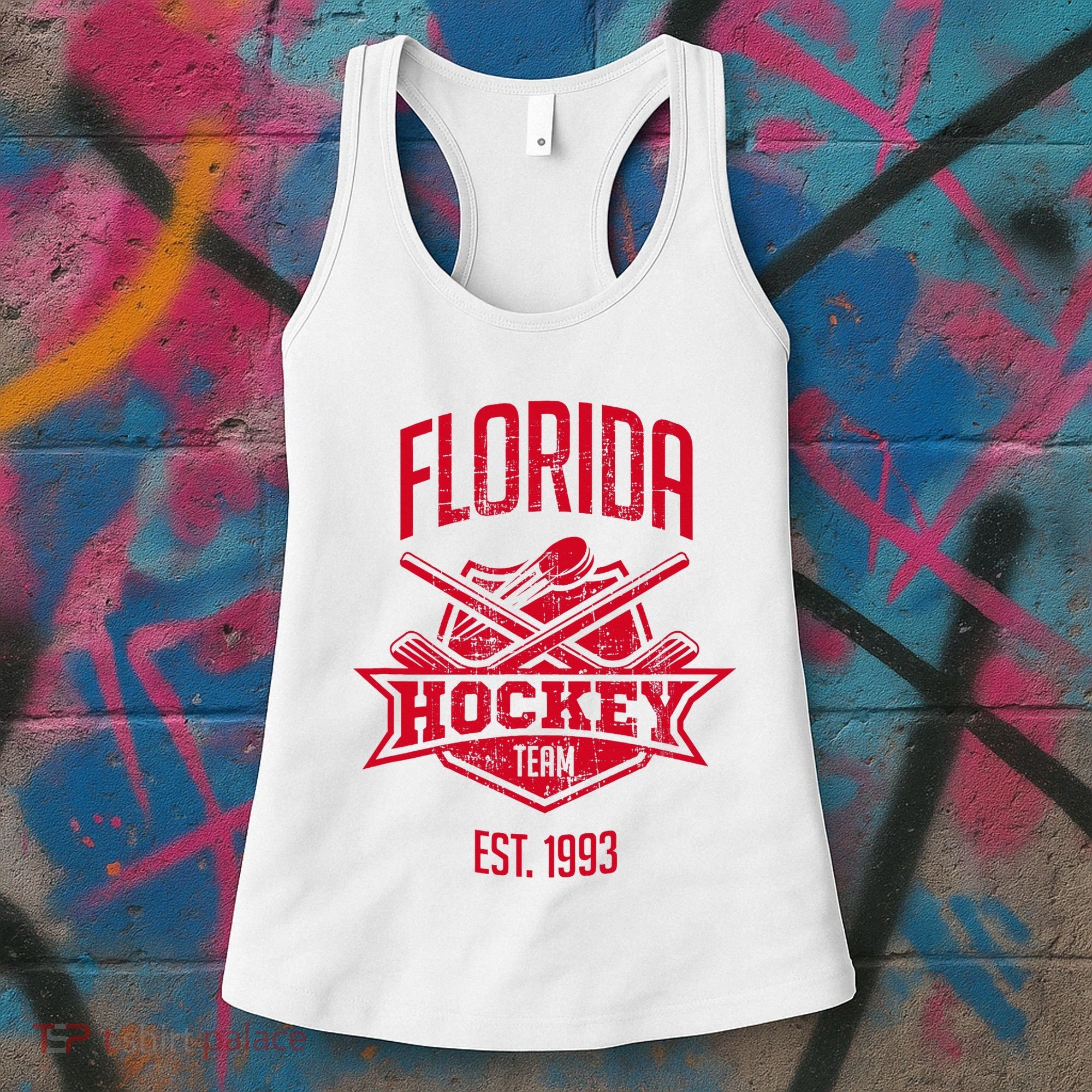 Distressed Retro Panther Party Tailgate Women's Tank Top