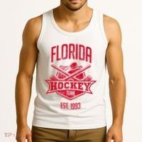 Distressed Retro Panther Party Tailgate Tank Top thumb 3