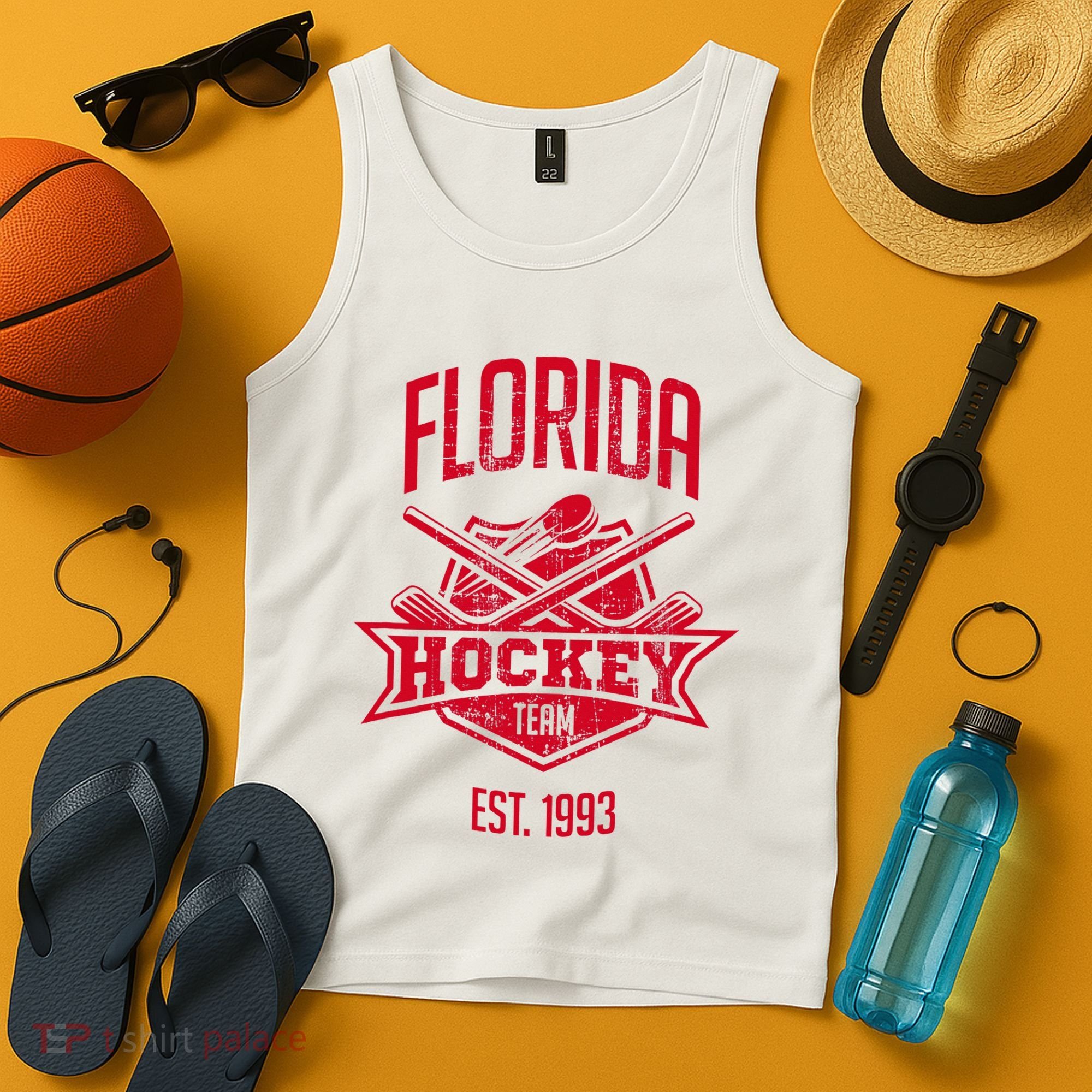 Distressed Retro Panther Party Tailgate Tank Top