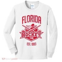 Distressed Retro Panther Party Tailgate Kids Long Sleeve Shirt thumb 0