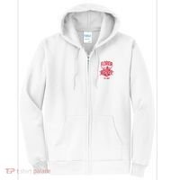 Distressed Retro Panther Party Tailgate Full Zip Hoodie thumb 0