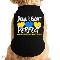 Down Right Perfect Down Syndrome Awareness Doggie Tank thumb 0